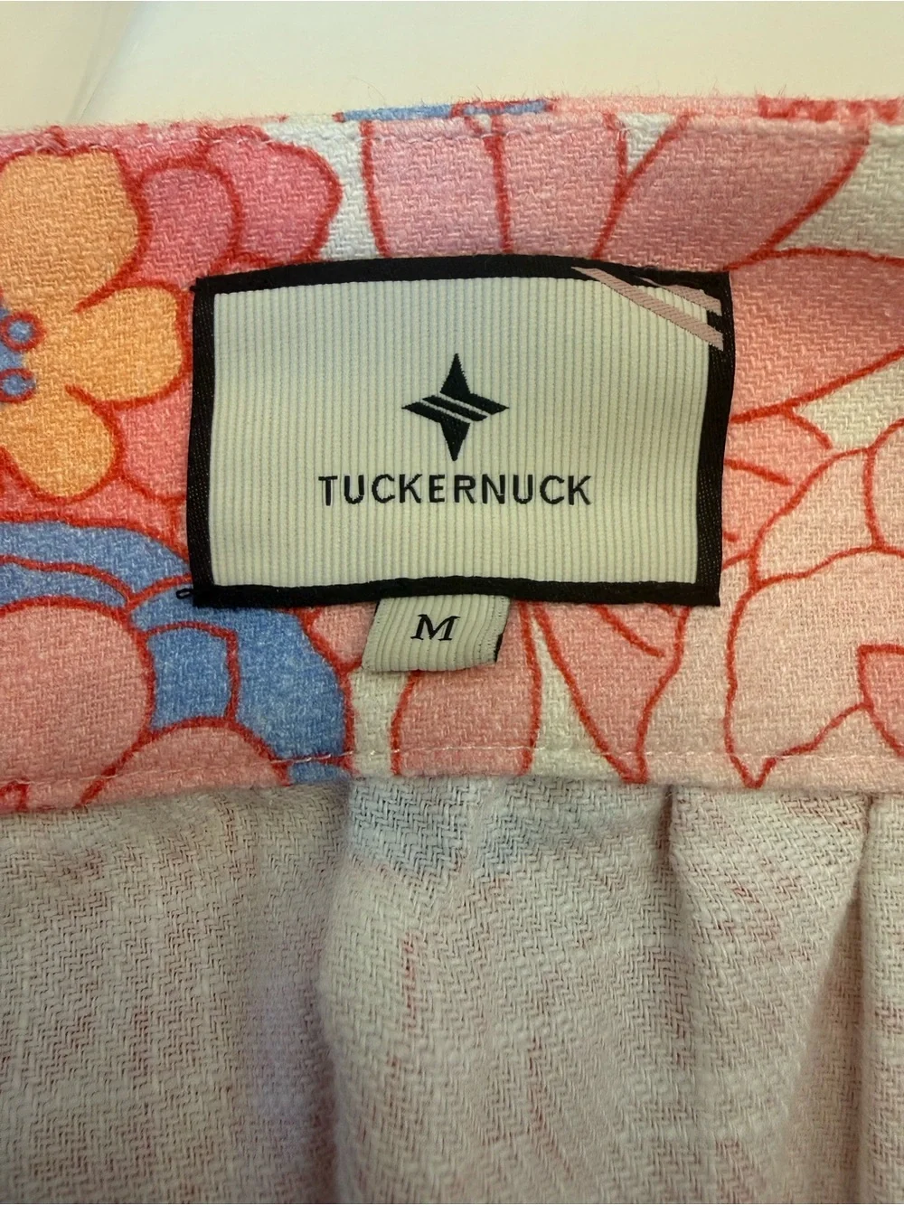 Tuckernuck Pink Floral Mini Dress with Blue & Yellow Accents - Picture 4 of 4